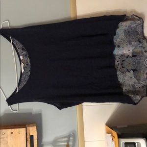 Blue New York and company tank top